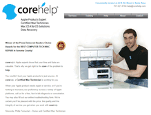Tablet Screenshot of corehelp.com